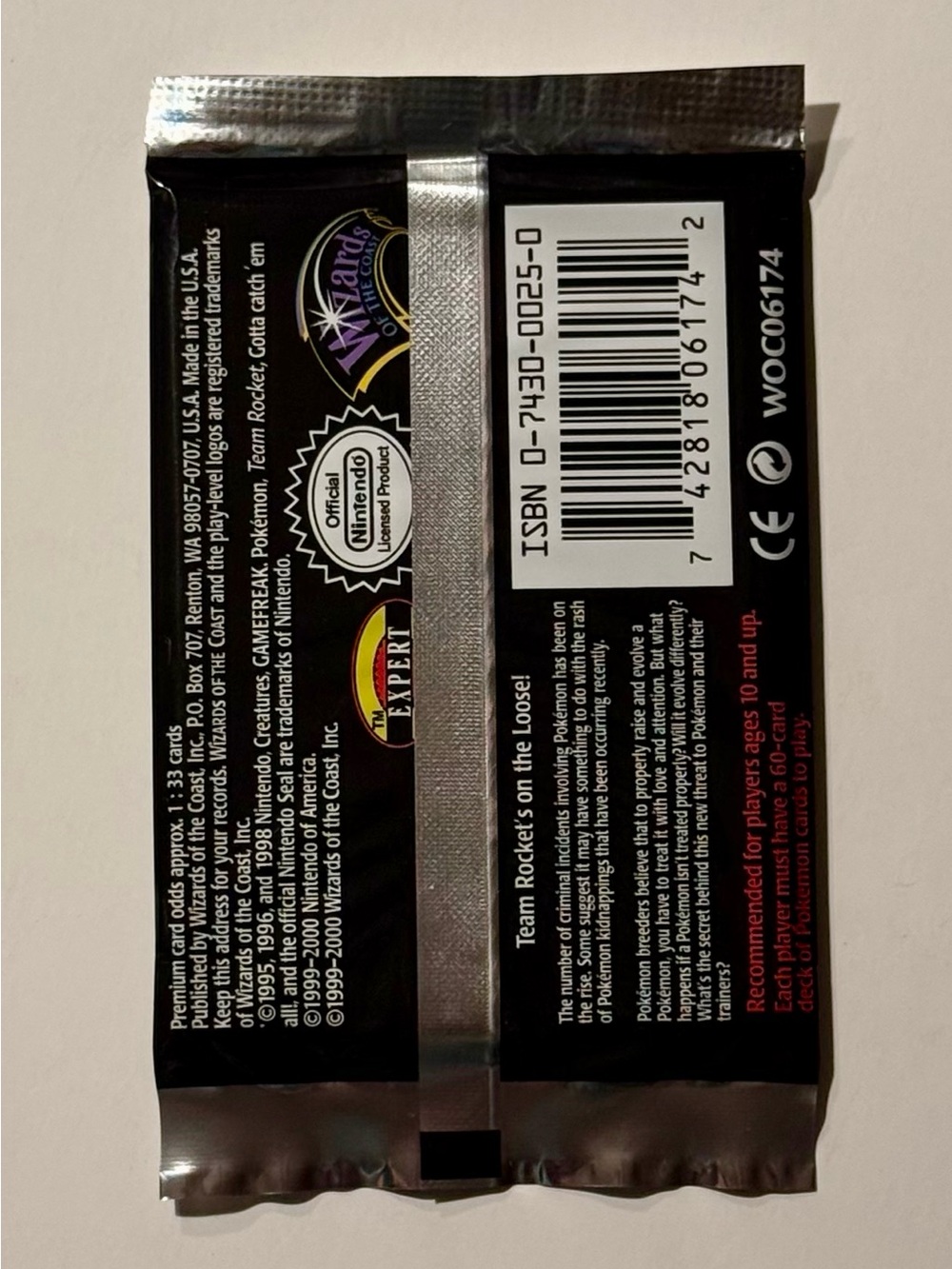 1st Edition Team Rocket Booster Pack SEALED 2000 WOTC Fan Art DIY Custom Pack - Picture 2 of 2